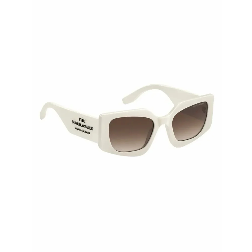 NEW!! Marc Jacobs MARC774/S SZJHA White Frame Cat Eye Sunglasses Authentic - Picture 3 of 10